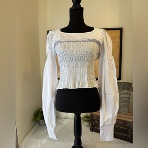 Choosy Charlotte white top